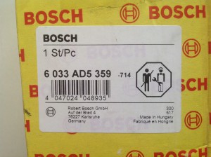 DAF starteri pendiks BOSCH